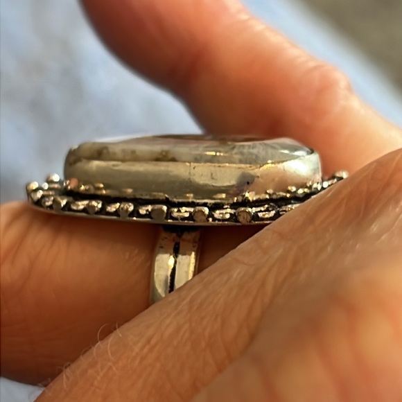 #87 Solar Agate Handcrafted Ring ๐ Size 7.25 NWOT - Picture 4 of 14